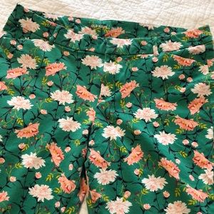 Old Navy Spring Floral Pixie Pants